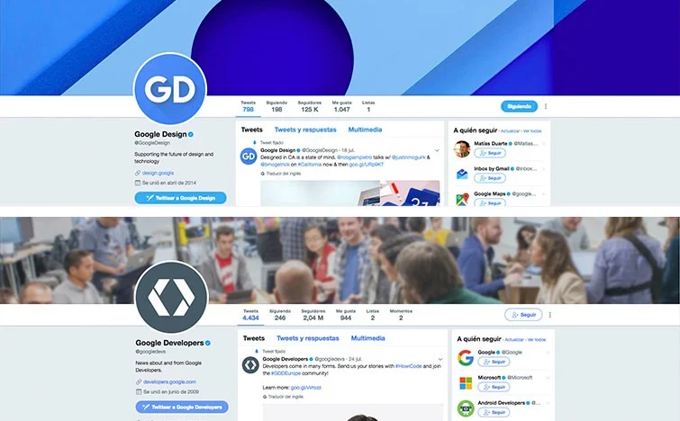 google twitter atraer talento