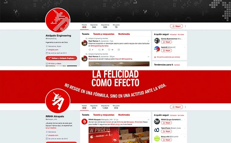 atrapalo twitter atraer talento