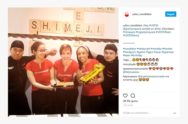 Udon Employer Branding en redes sociales