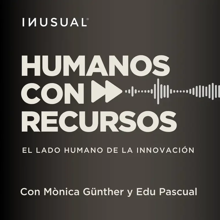 Portada del podcast, Humanos con recursos, sobre personas y innovación