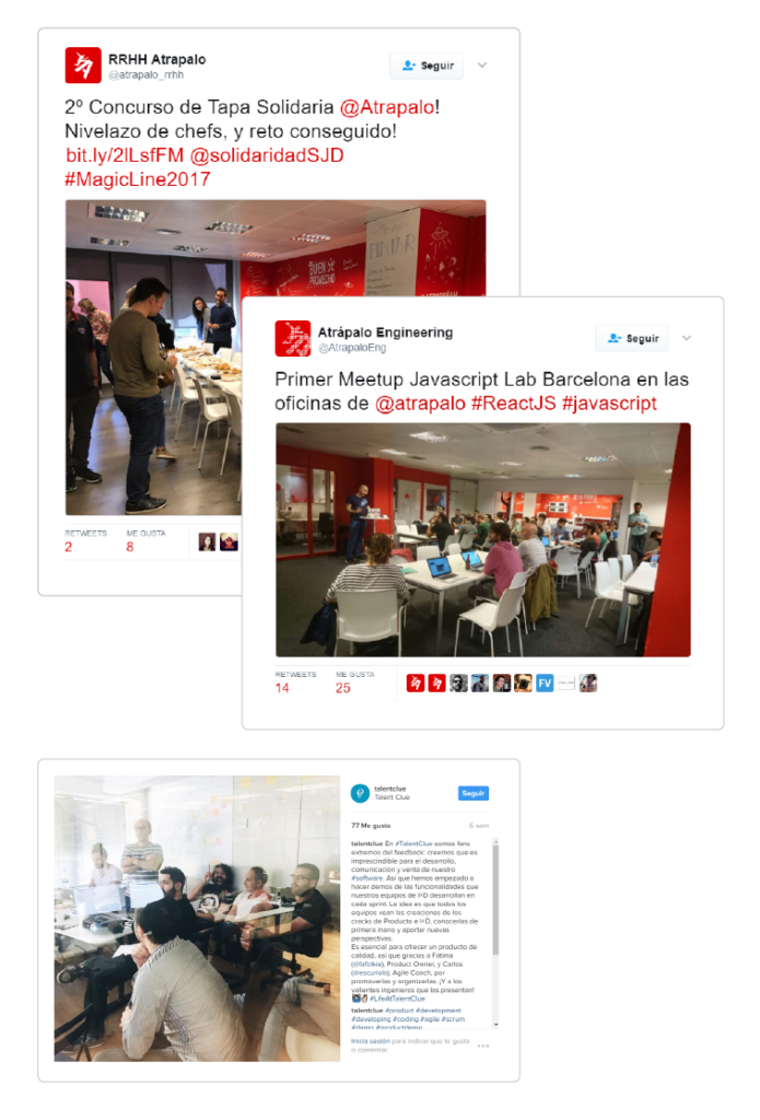 reclutar redes sociales