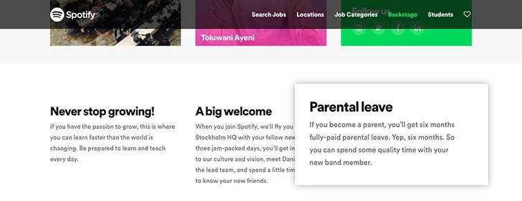 ejemplo salario emocional spotify