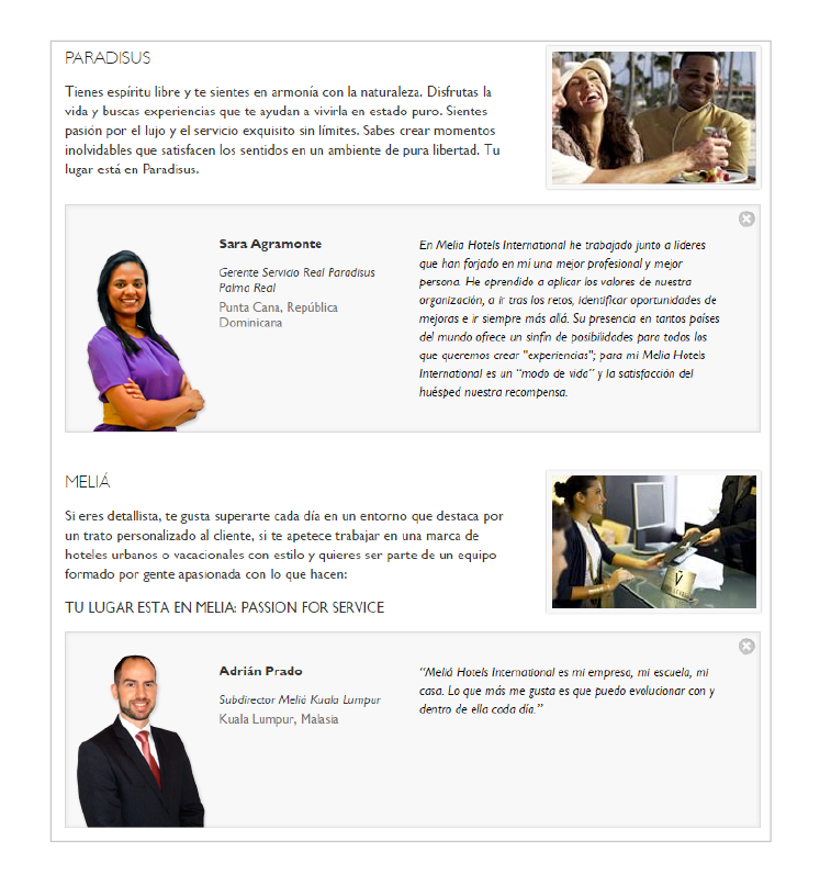 página empleo hoteles