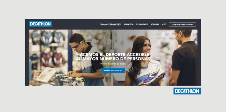 Página de empleo Decathlon