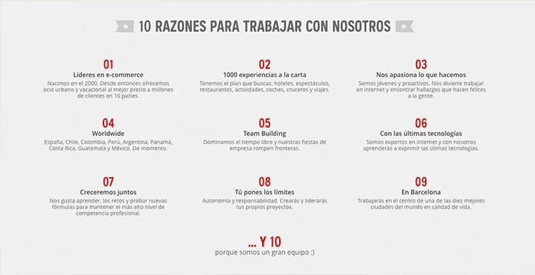 employee value proposition ejemplo atrapalo