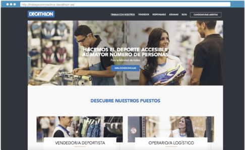 Página de Empleo Decathlon