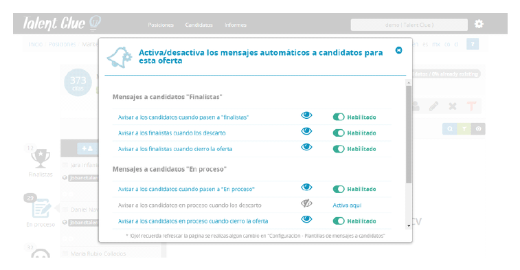 Novedades Talent Clue