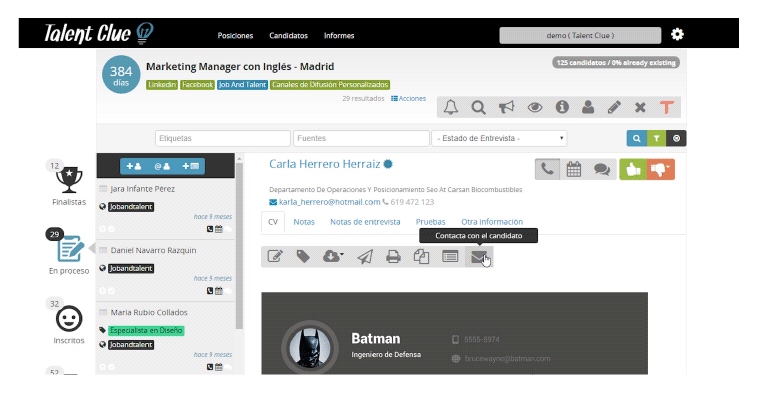 Novedades Talent Clue