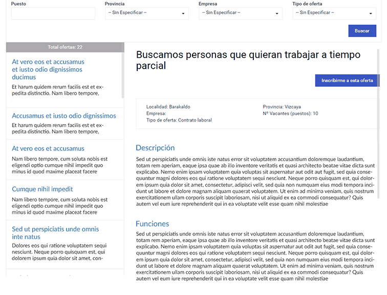 experiencia de candidato