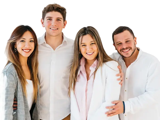 Grupo de personas sonrientes