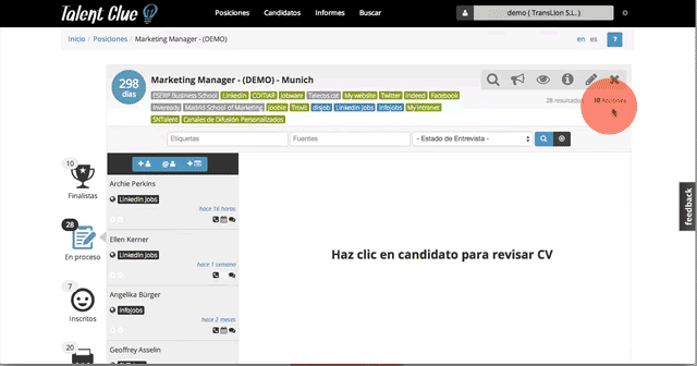 Killer Questions, Canales de Difusión Personalizados, etc [Novedades Talent Clue]