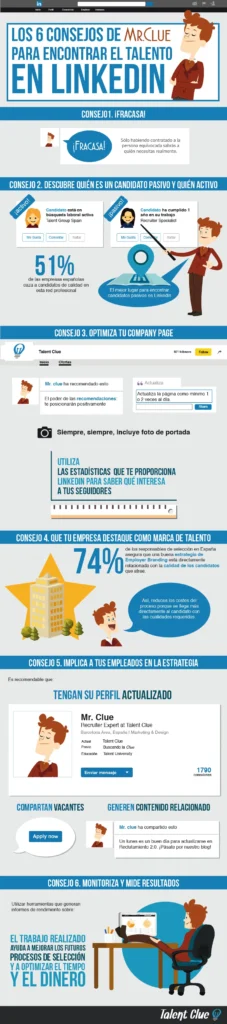 Los 6 Consejos para Encontrar Talento en Linkedin [INFOGRAFIA]