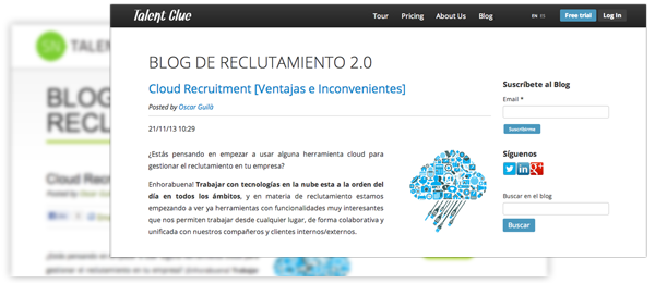Migramos el Blog de Reclutamiento 2.0 a Talent Clue