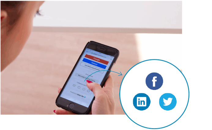 Experencia de candidato Optimal con el ATS Talent Clue